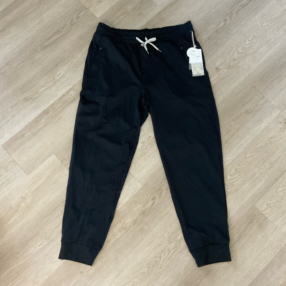 Vuori Ponto Performance Jogger Black Heather Size XXL NWT